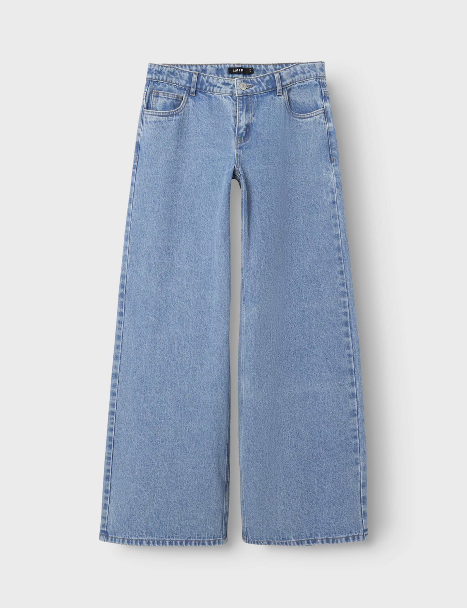 Nlfkizza DNM Lw Wide Pant Noos, jasnoniebieski (light blue denim), 128