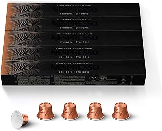 Nespresso Capsules Original Line, Ethiopia Master Origin,Mild Roast Coffee, 50 Count Coffee Pods