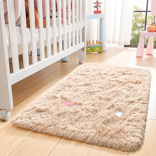 Miniatura 128 de Rostyle - Alfombras suaves y esponjosas para el dormitorio, sala de estar, alfombras peludas, alfombra de Navidad para niñas, niños, alfombras