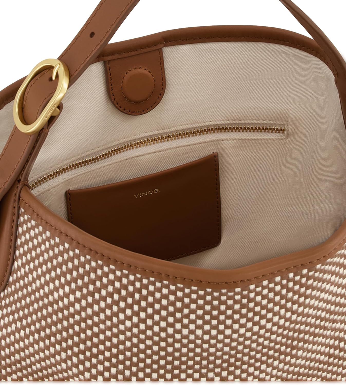 Vince Womens Vivian Small Hobo Bag, Versatile & Stylish Accessory for Everyday Wear