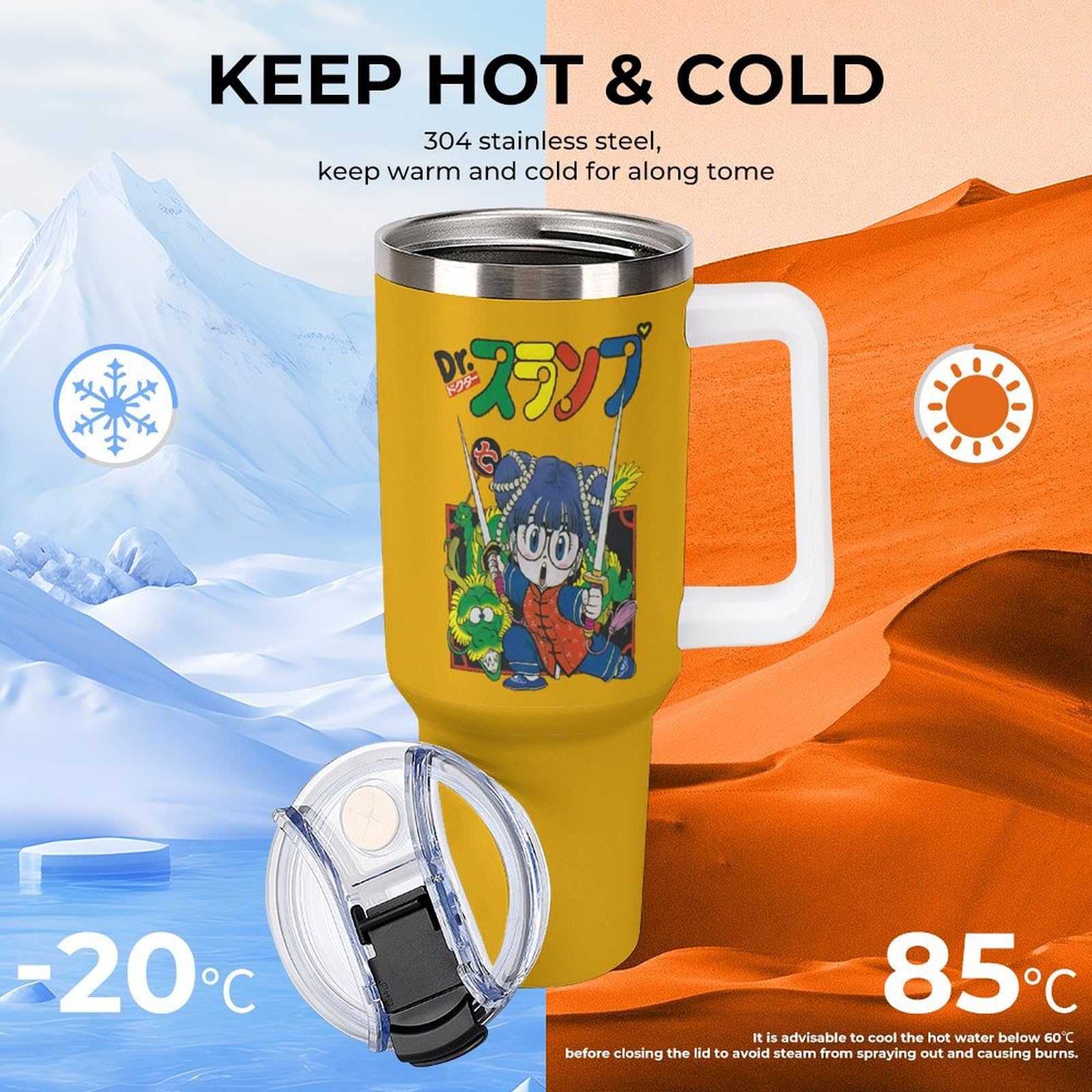 Amazon.co.jp: ドクタースランプ アラレちゃん タンブラー 水筒