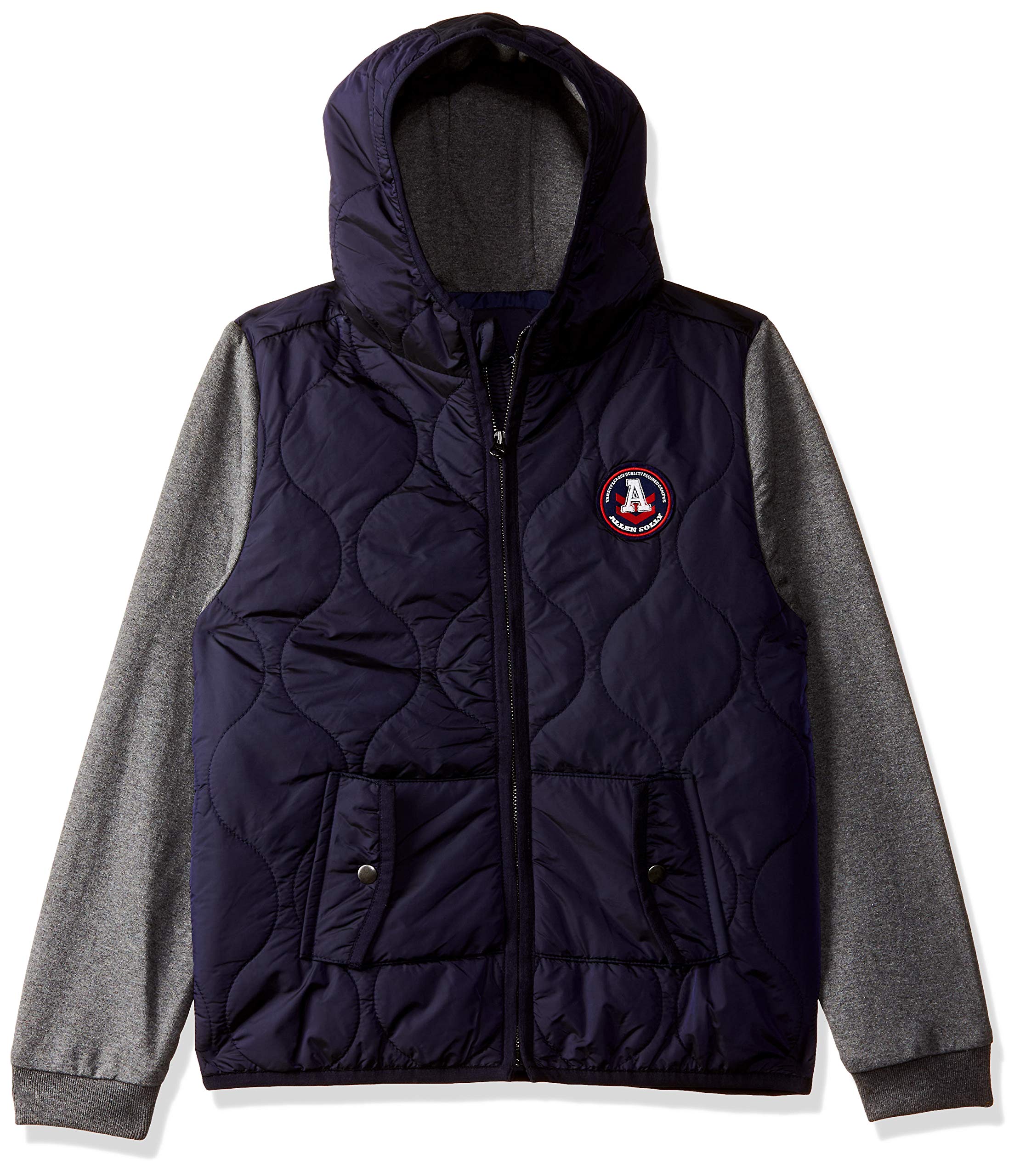 Boys Hooded Colour Block Jacket