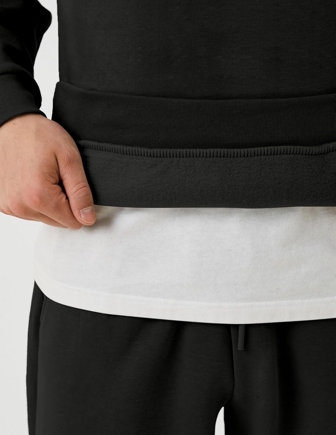 Uni Clau Men's 2 Piece Tracksuits Fleece Pullover Sweatsuits Athletic Fit Jogging Hoodie Outfit Set - Image 5