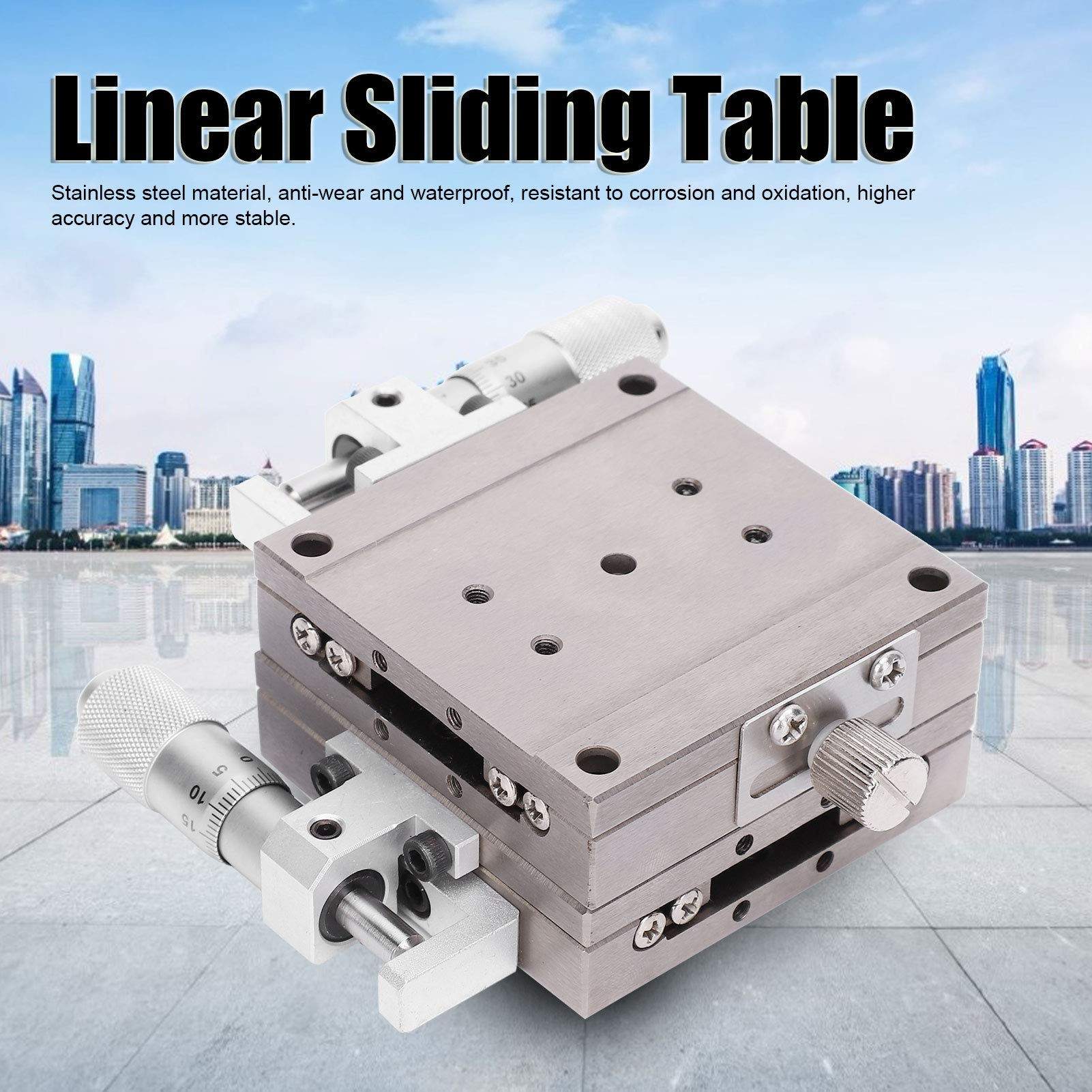 Roller Sliding Table, XY Linear Stage, Linear Sliding Table, M2GS60 Manual XY Roller Sliding Table, Linear Roller Bearings