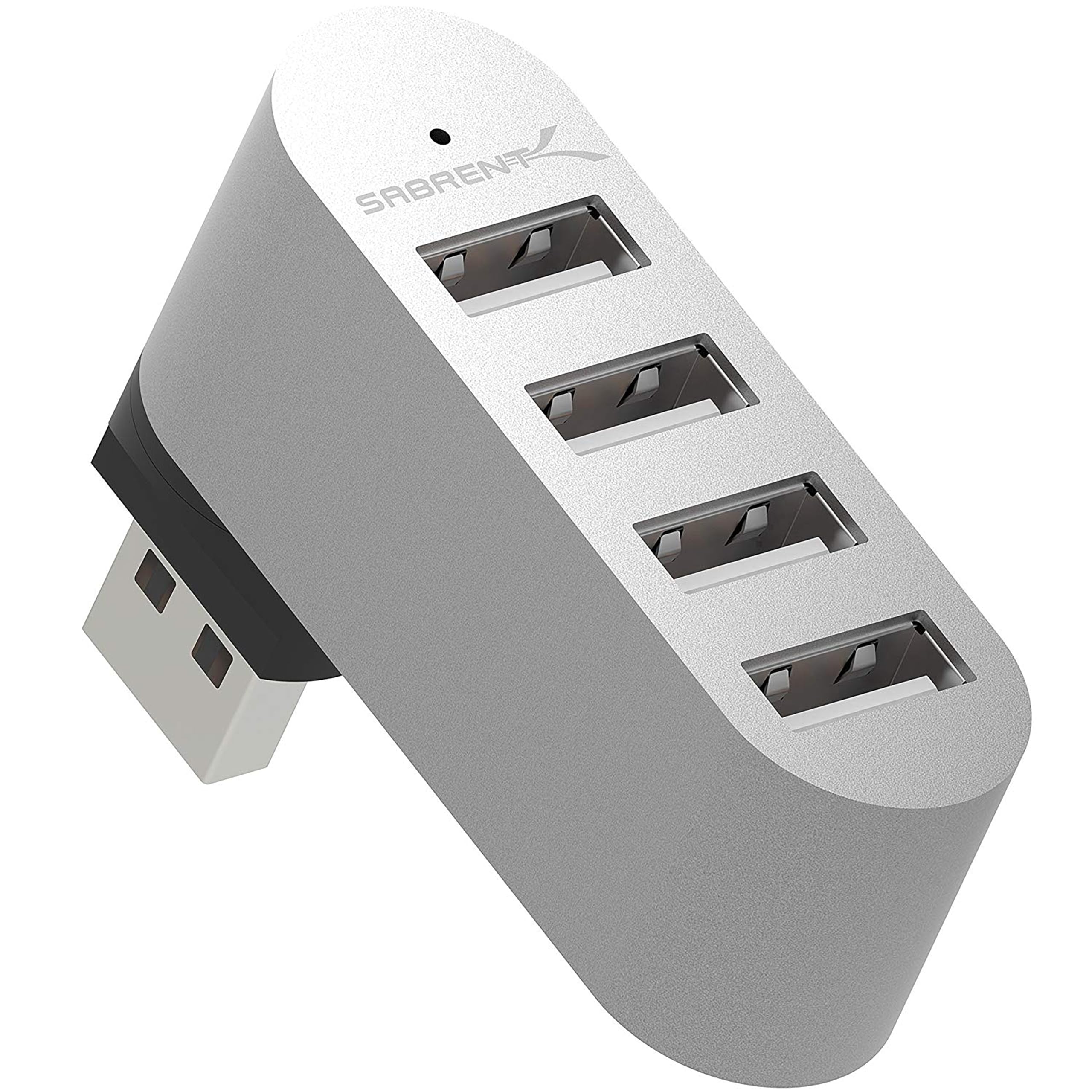 Hub USB 4 Ports Sabrent Pour IMac (2012+) - Adaptateur USB 3.2 Gen 1 Slim Design - Transfert Jusqu'à 5 Gbps
