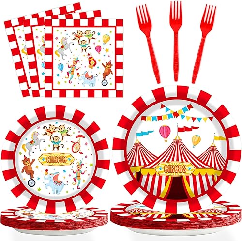 Miniatura 247 de gisgfim 96 piezas de suministros de fiesta de cumpleaños de pollo, platos de papel, servilletas de fiesta temática de pollo, decoraciones