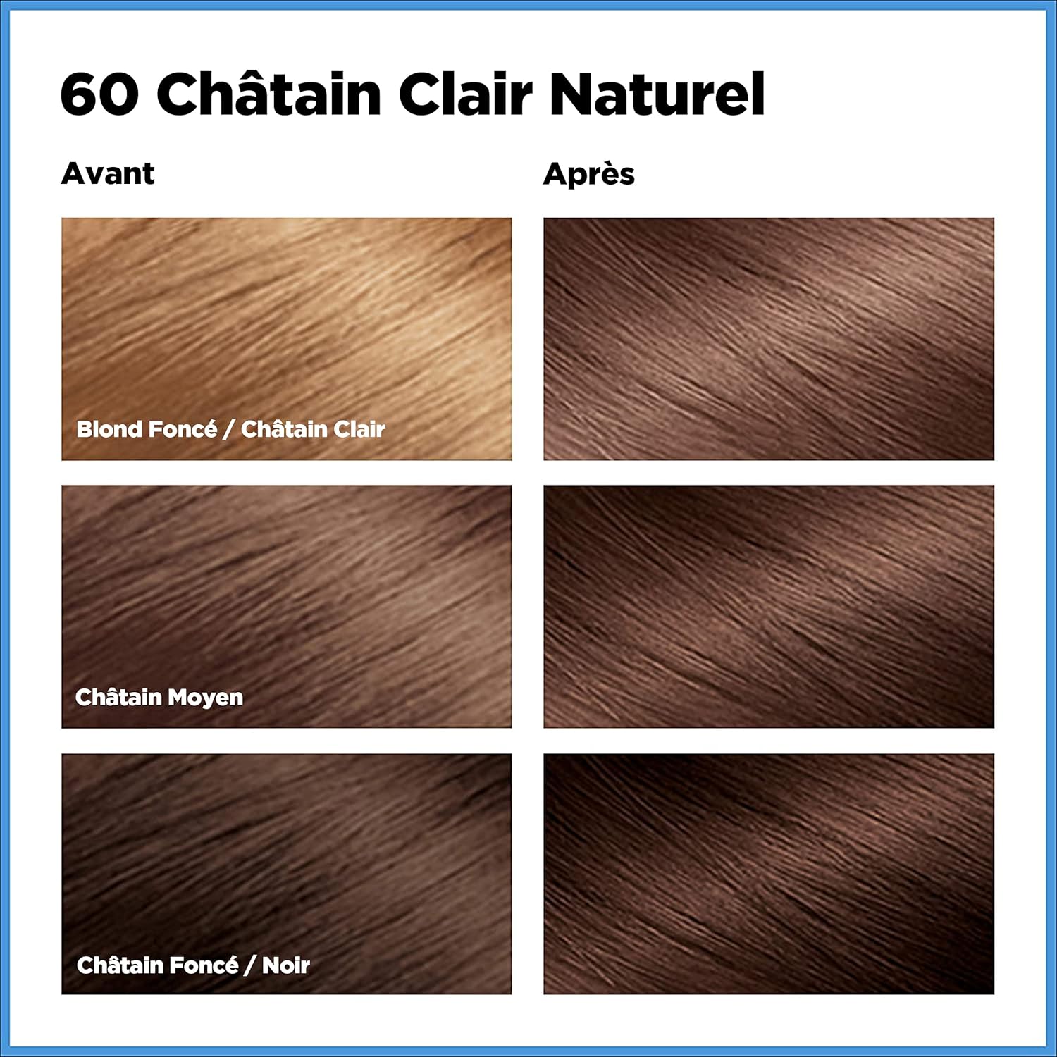 châtain clair naturel