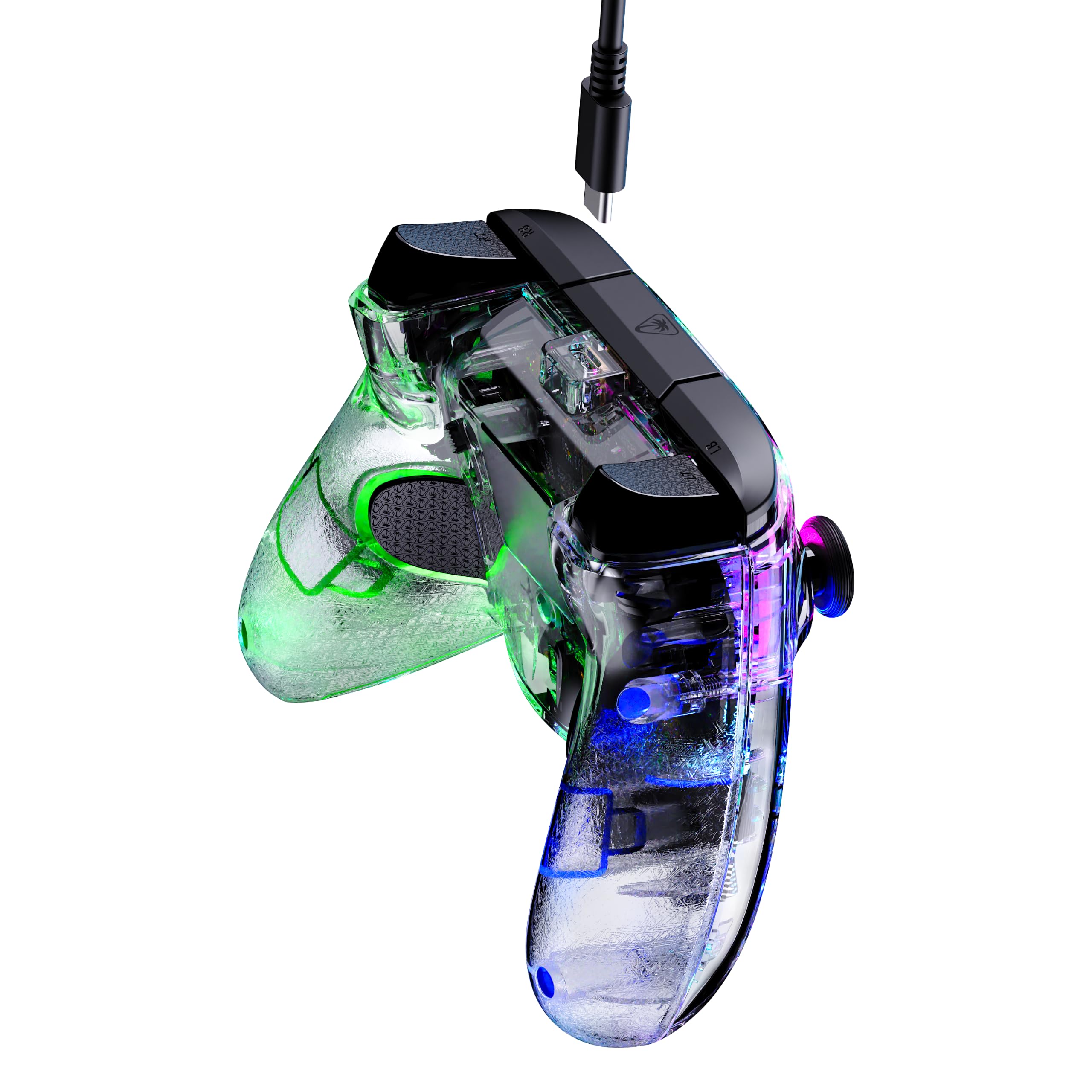 Turtle Beach Afterglow transparente manette de jeu RVB filaire pour Xbox