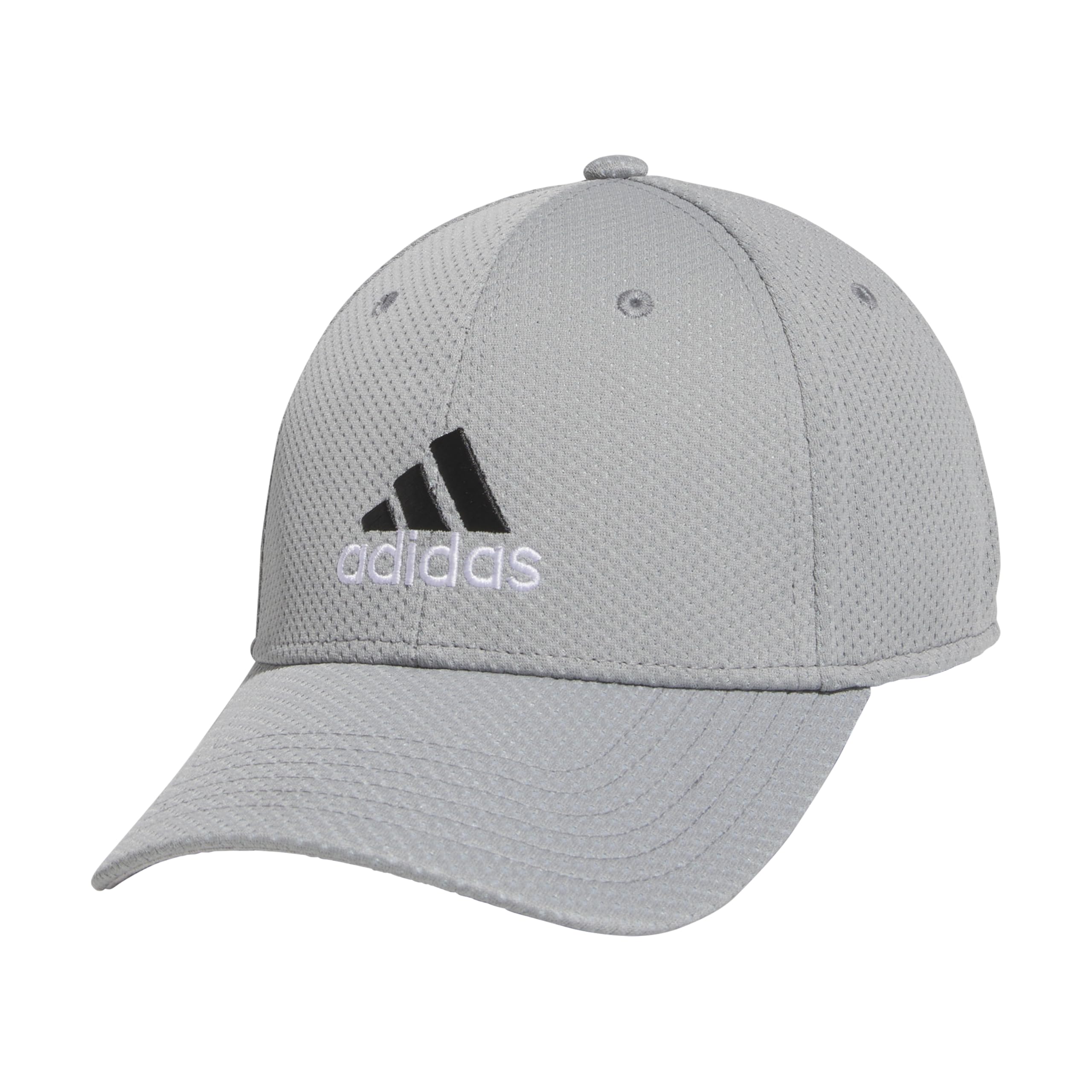 adidasMen's Zags 2.0 Structured Mid Crown A-Flex Stretch Fit Hat