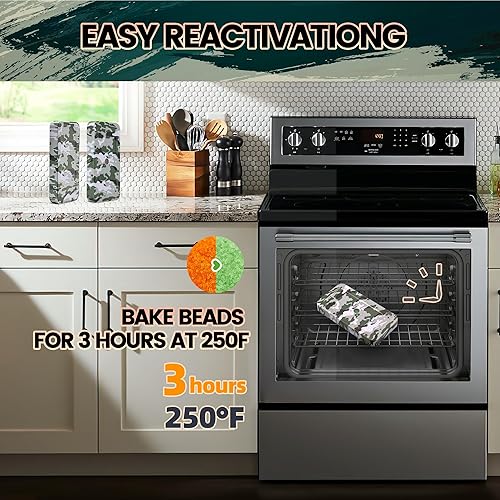 Miniatura 8 de Wisesorb Deshumidificador seguro para pistola de 3.53 onzas, paquete de 2 paquetes de gel de sílice reutilizables con patrón de camuflaje,