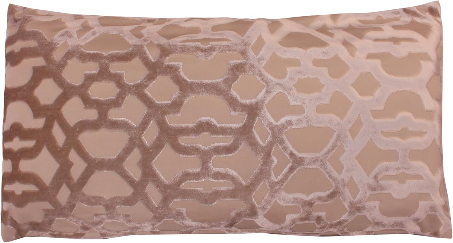 Thro by Marlo Lorenz Damon Scroll Pillow with Solid Velvet