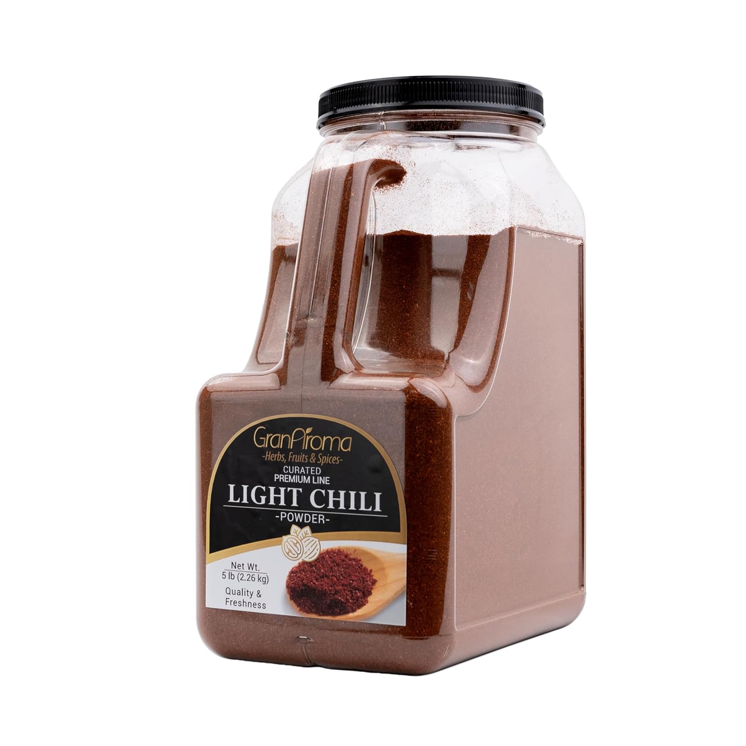 GranAroma Light Chili Powder, Chilis & Dry Rubs, Flavorful Taste (5 Pound)