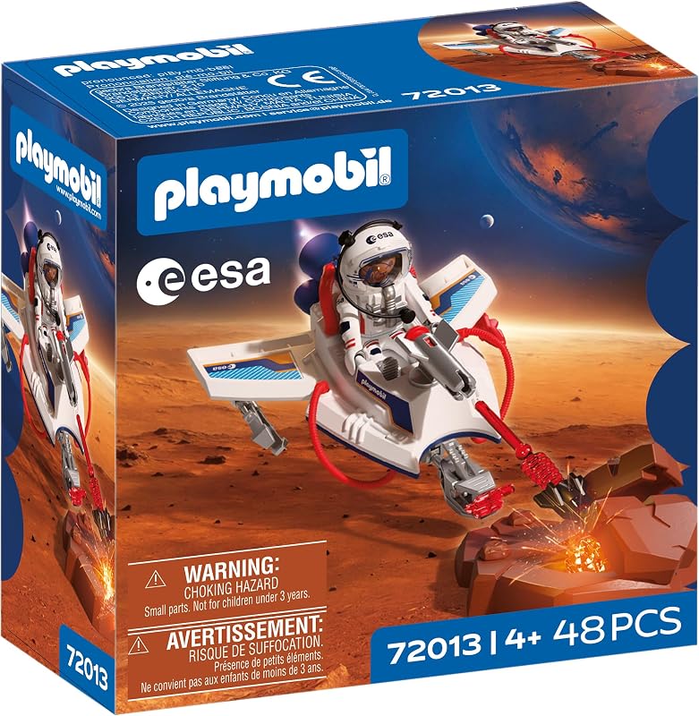Space esa | Planeador espacial | Vehículo volador para astronautas con función de disparo y brazo de agarre, juego de exploración espacial, juego de juguetes | para niños de 4 años en adelante | 72013