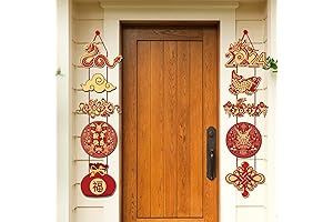 Chinese Happy New Year Door Decoration