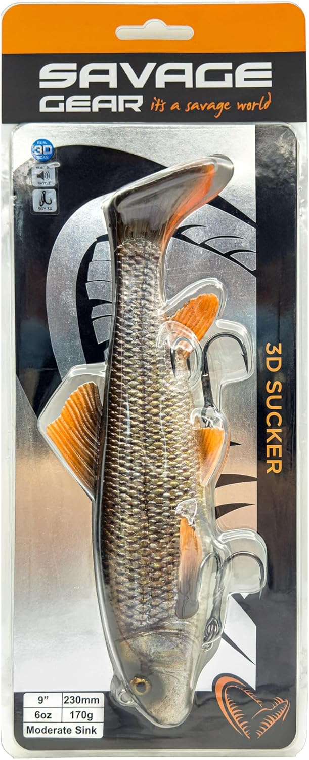 Savage Gear 3D Sucker Freshwater Fishing Lure, Ideal for Musky, Pike, and Walleye - Image 4