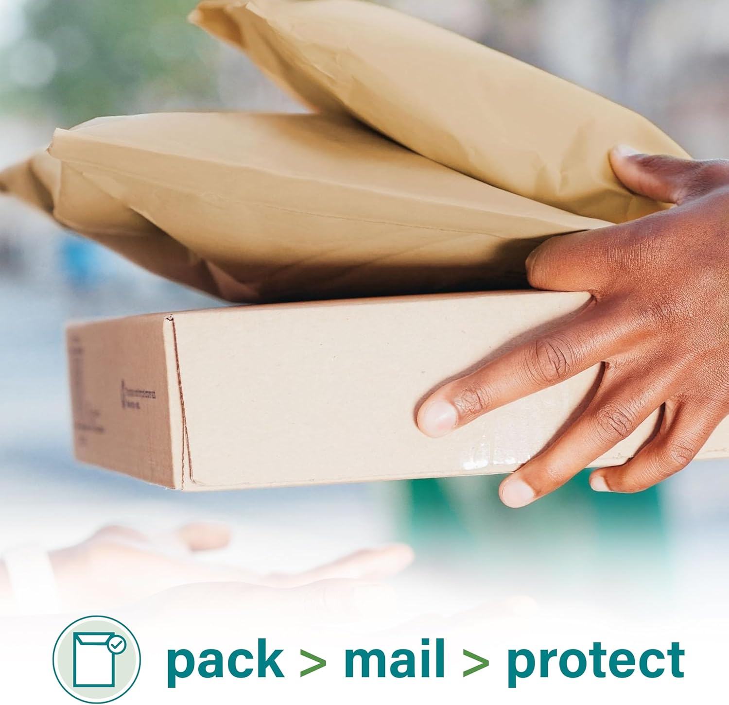 Elementree Small Recyclable Kraft Paper Padded Mailers 7" x 9" (Size #0) - 50 Brown Padded Mailing Envelopes - Flexible Padded Envelope Inner Eco-Cushioning - Made in the USA (01910)