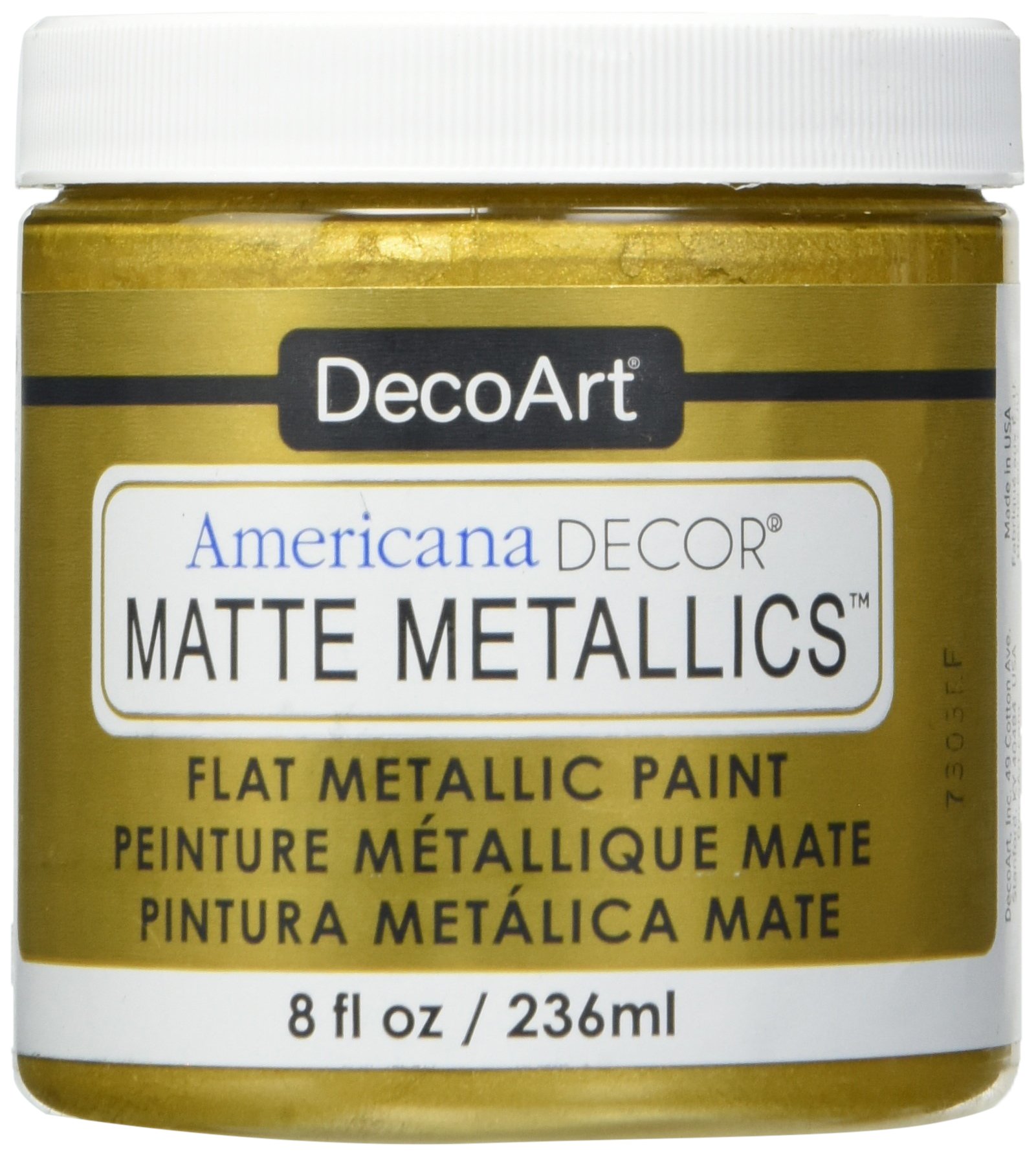 Decoart Gold Americana Decor Matte Metallics 8Oz