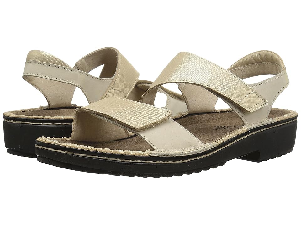 

Naot Enid (Gold Threads Leather/Beige Nubuck) Women's Shoes