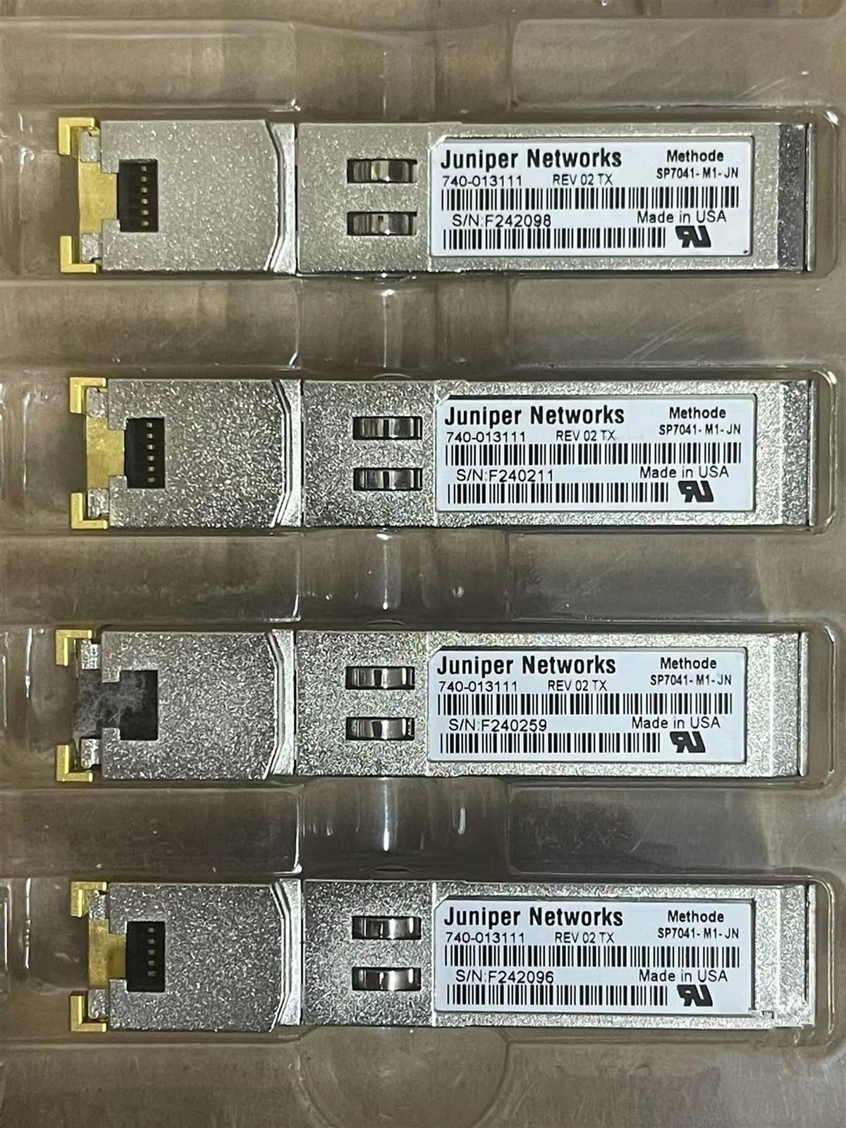 RJ45 Gigabit Ethernet 740-013111 SP7041-M1-JN REV 02 TX 1000Base-T 100m 1000Mbps SFP DO RJ45 Światłowód