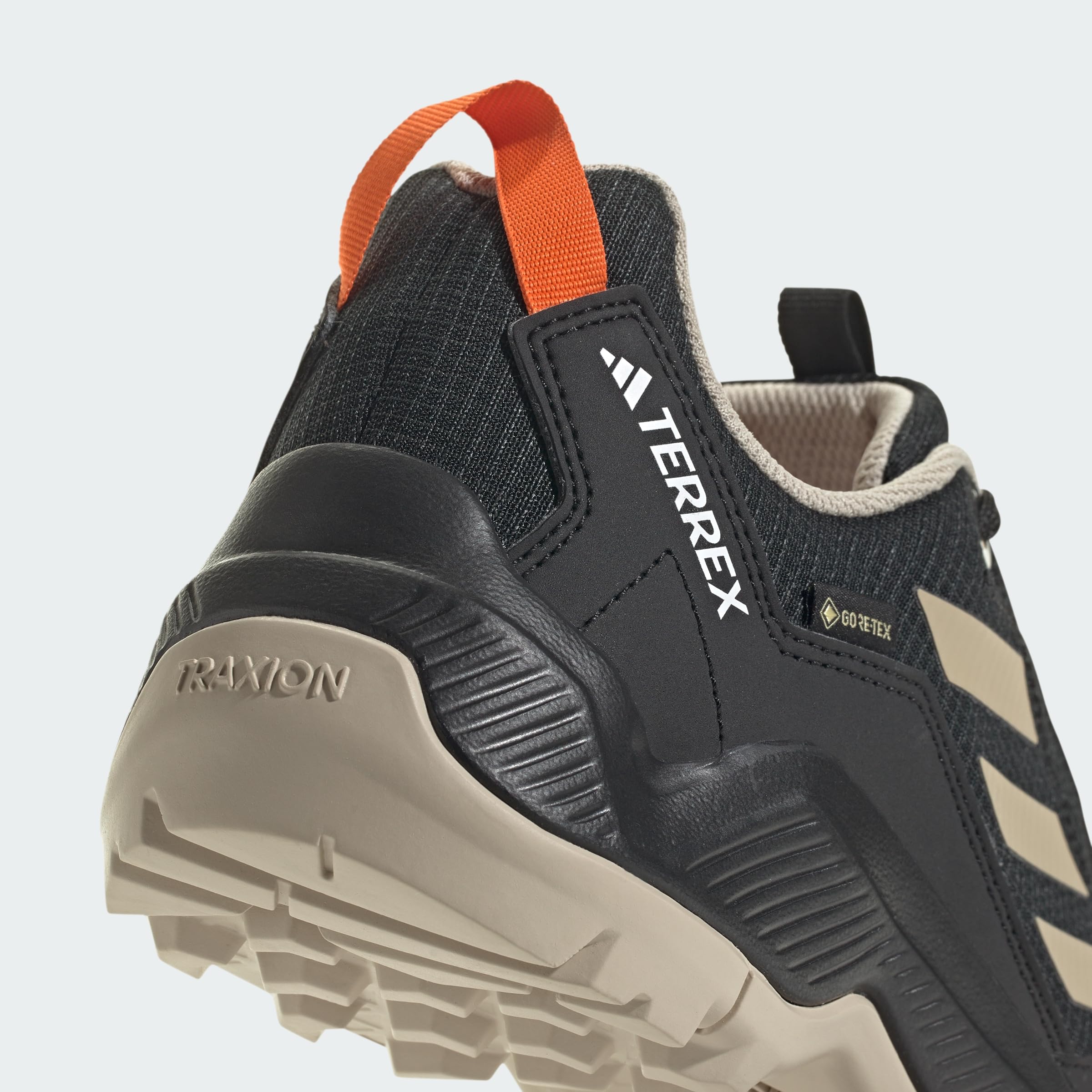 adidas Kobiety Terrex Eastrail GORE-TEX Hiking Shoes, core black/wonder beige/semi impact orange, 39 1/3 EU