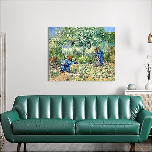 Miniatura 127 de A&T ARTWORK The Starry Night de Vincent Van Gogh. Tamaño del marco: 36 x 30 pulgadas, tamaño de la imagen: 30 x 24 pulgadas, reproducciones clásicas