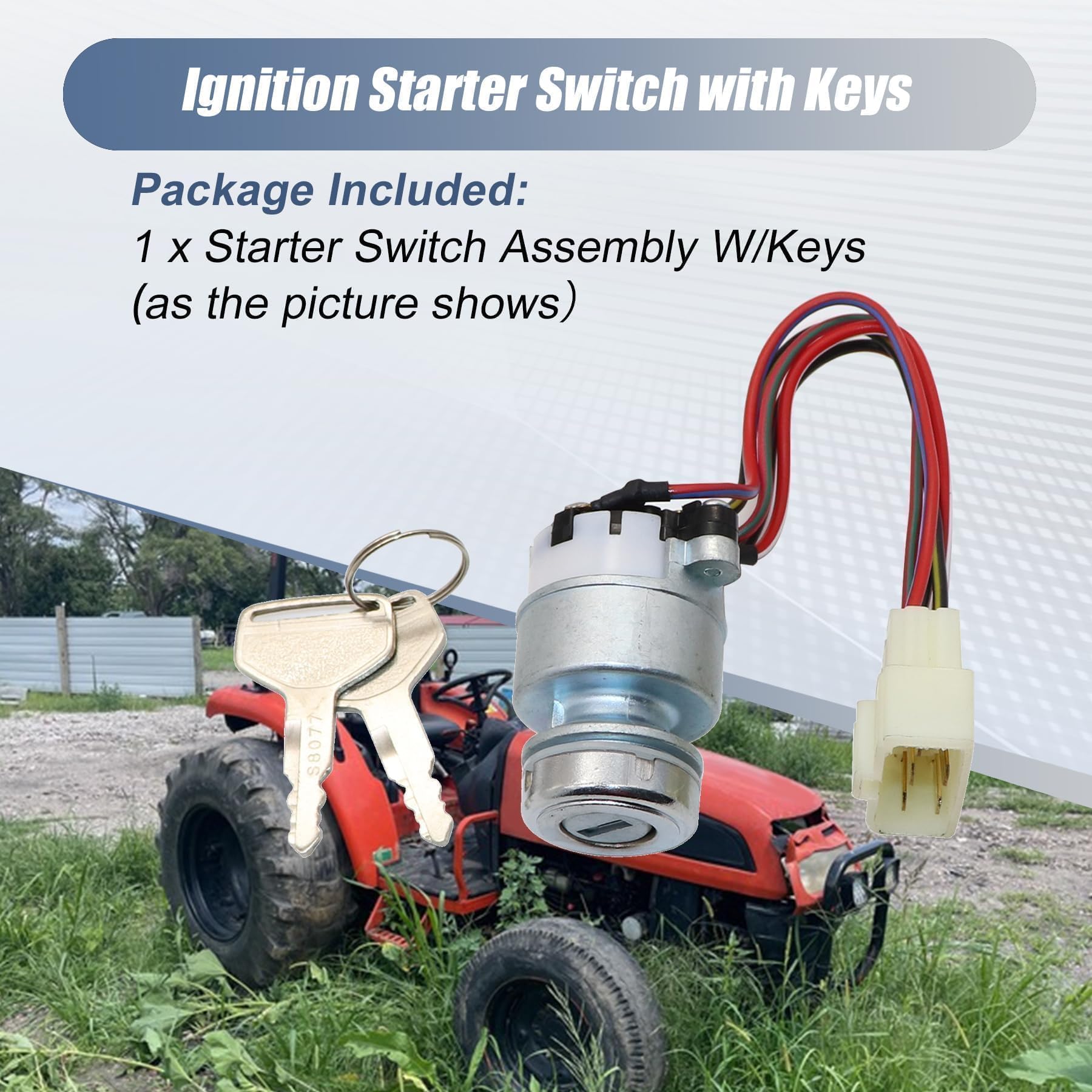 Amazon.com: XQSMWF Ignition Starter Switch with Keys Compatible