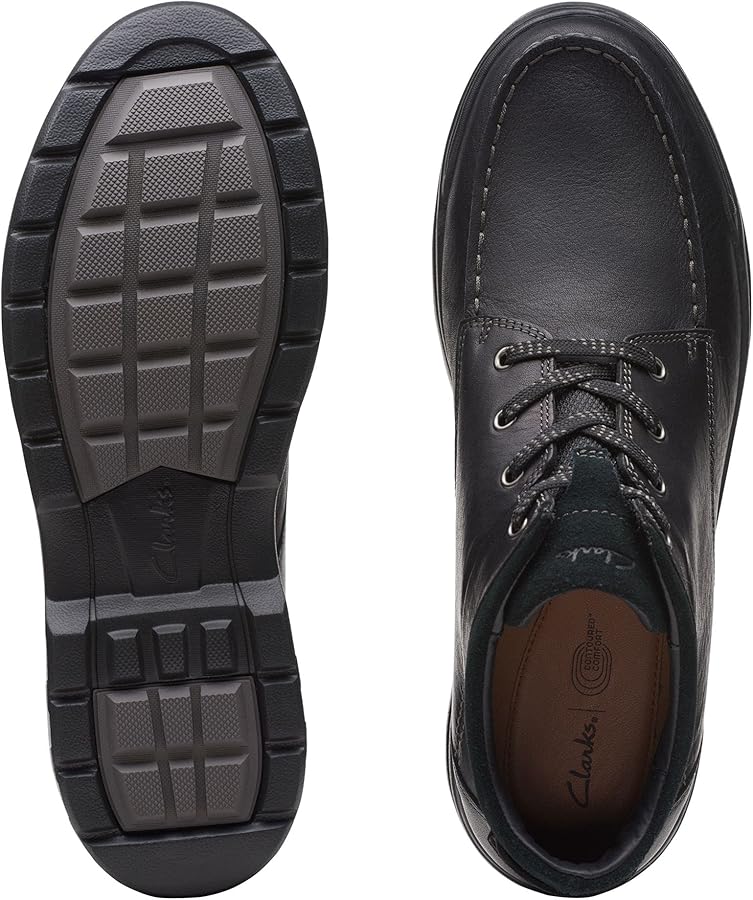 Amazon.com | Clarks Rockie 2 Hi Mens Boots Black Leather 12 EE