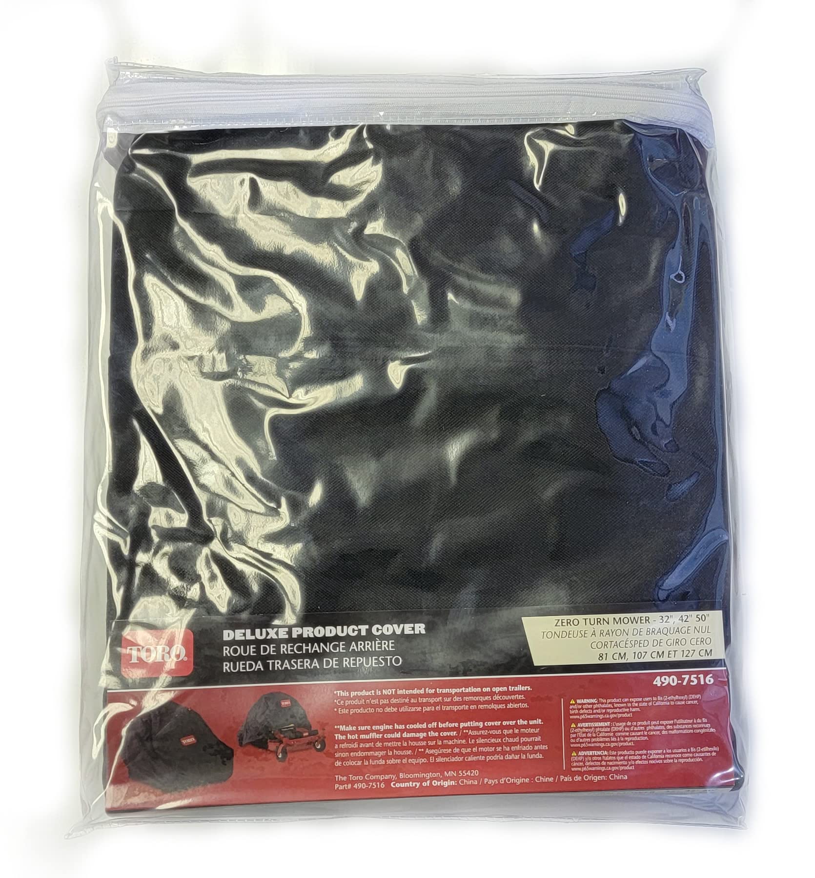 Toro Genuine OEM Deluxe 490-7516 Z-Turn Cover for 32