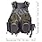BASSDASH Strap Fishing Vest Adjustable for Men and Women, for Fly Bass Fishing and Outdoor Activities