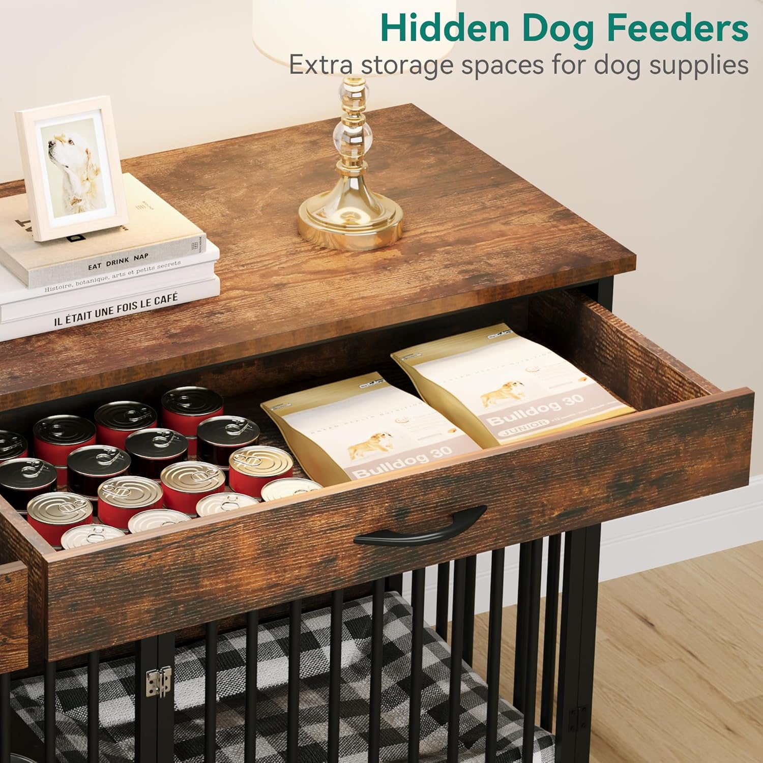Stylish & Functional: DWVO Double Dog Crate Furniture Review