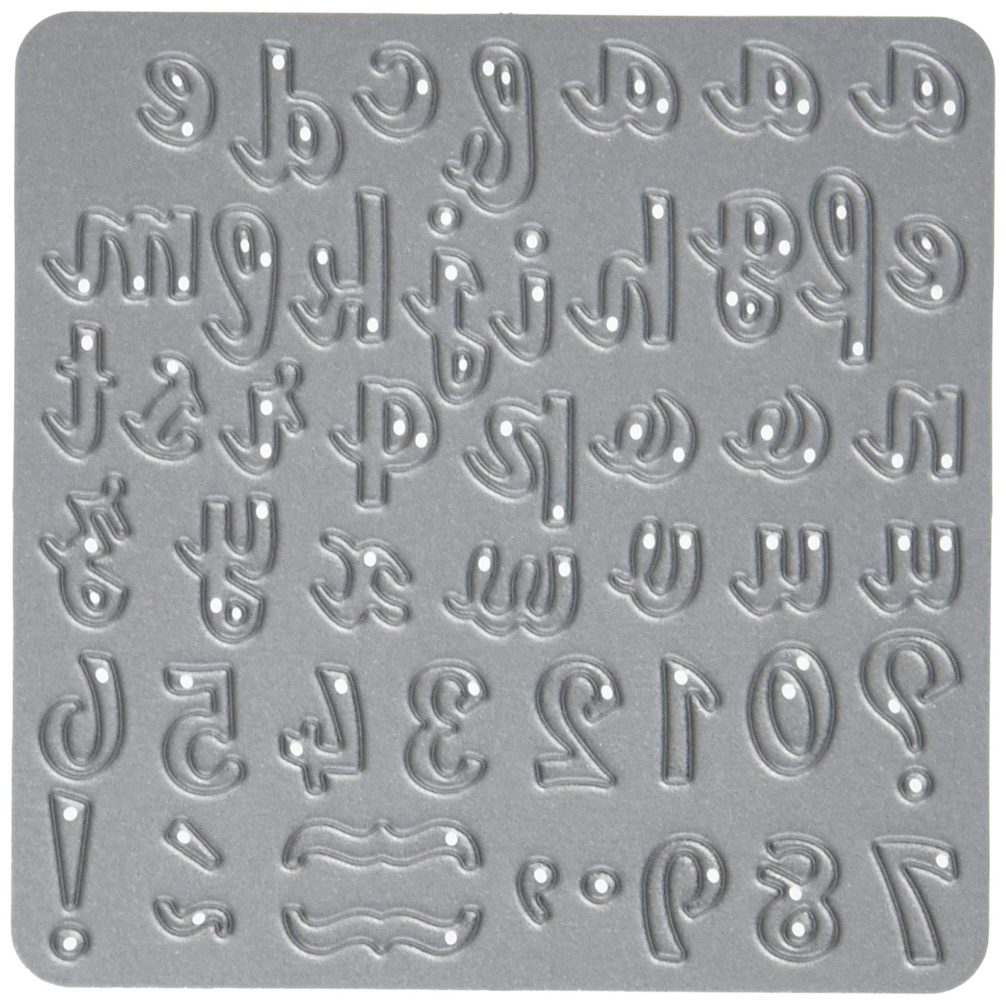 Die-Versions - Troquel abecedario, números y Signos Fuente “Missy Micro”