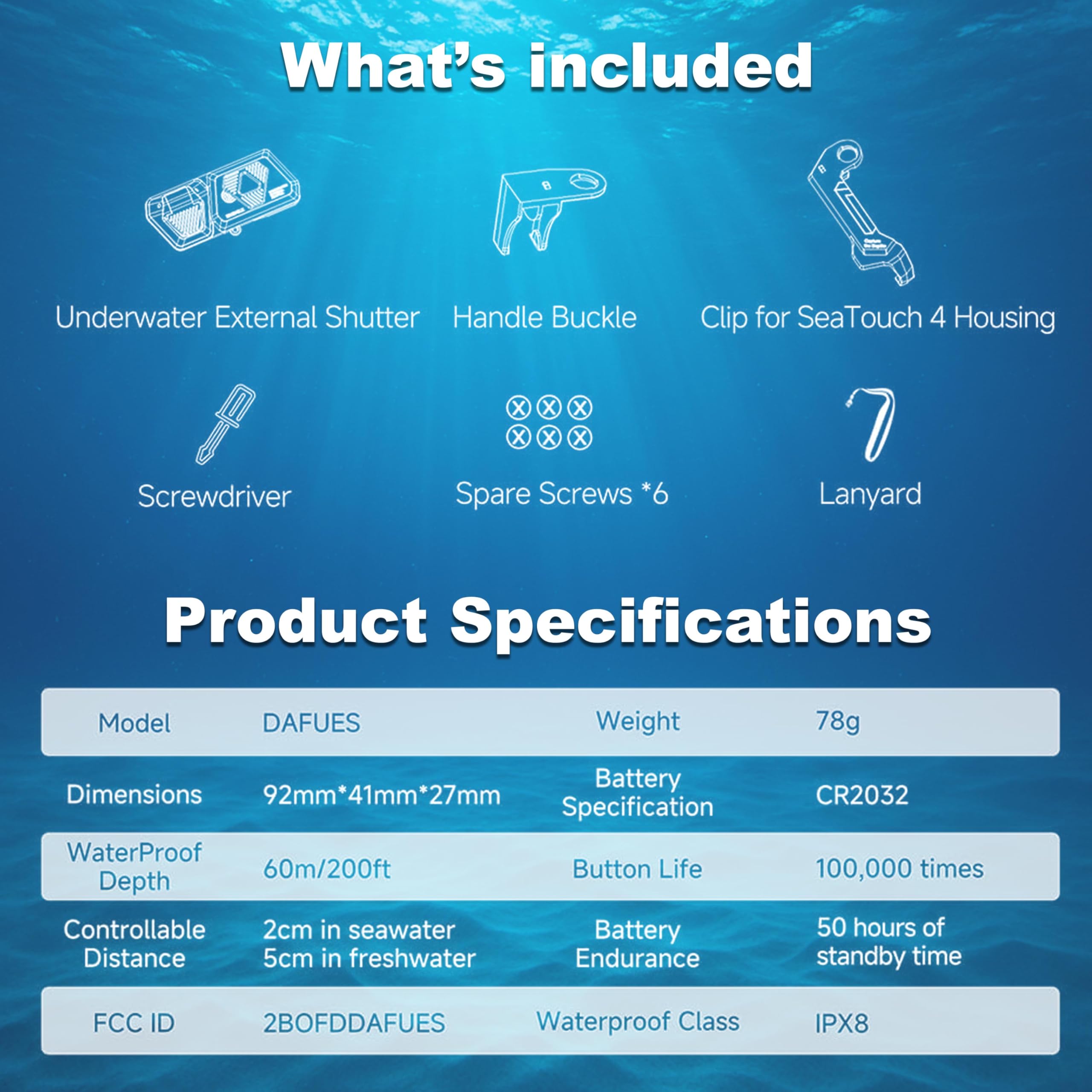 DIVEVOLK Unterwasser-Außenladen für Seatouch 4 Max Plus Gehäuse