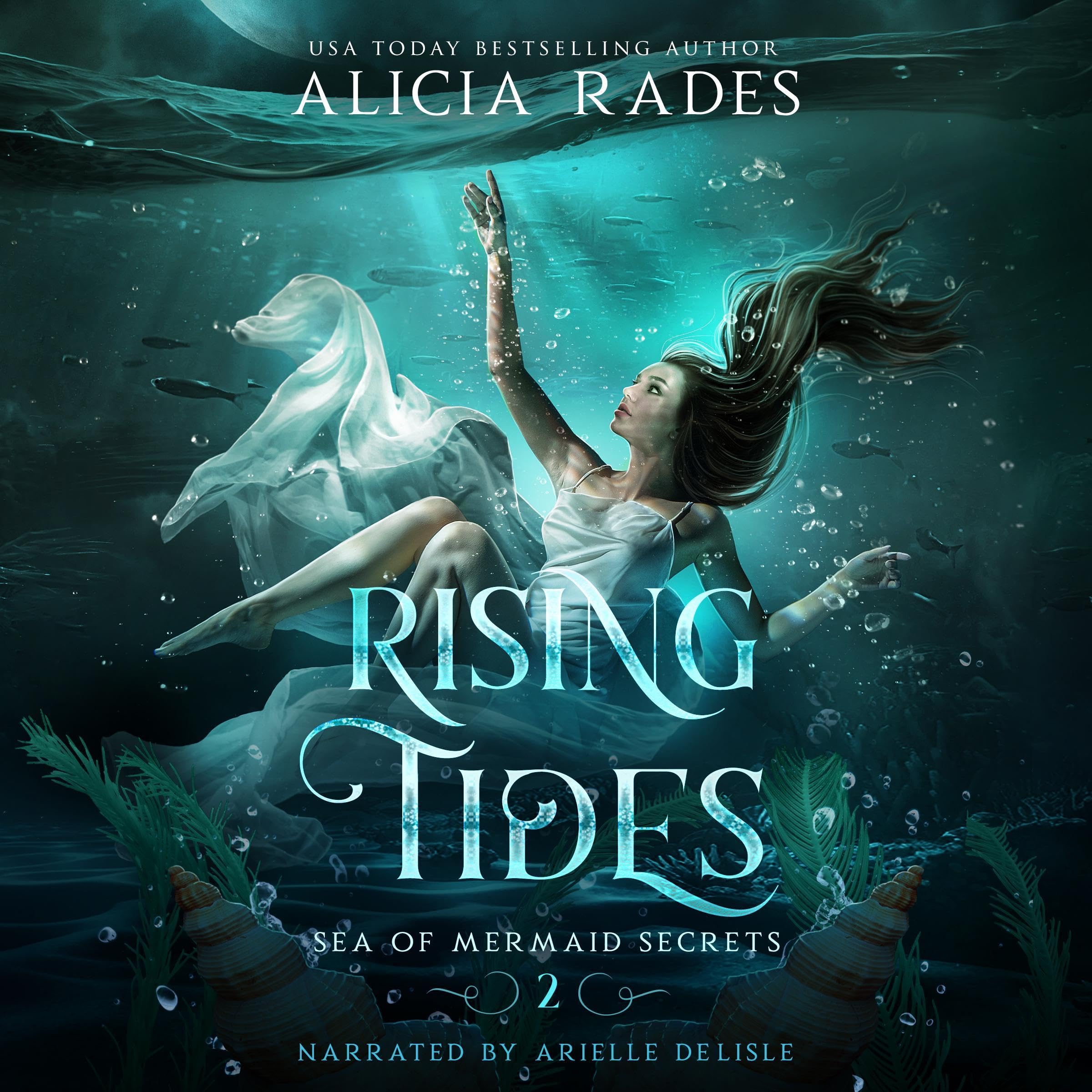 Cover art for Rising Tides: Sea of Mermaid Secrets, Book 2