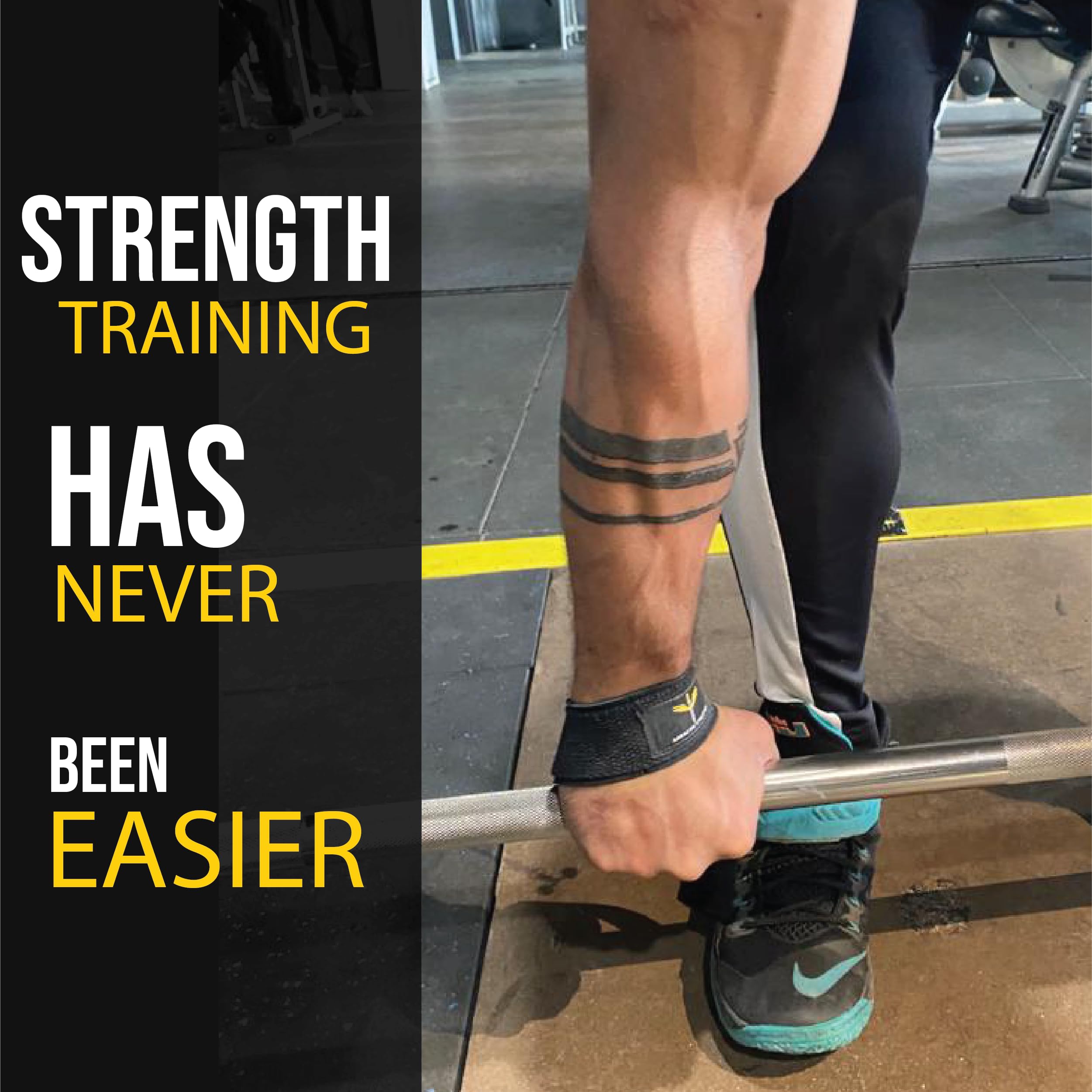 Ascalon Athletics Lifting Straps for Weightlifting, Gym Workouts, Deadlifts, and Powerlifting, Padded Wrist Straps for Men & Women, Durable & Comfortable with Silicone Grip