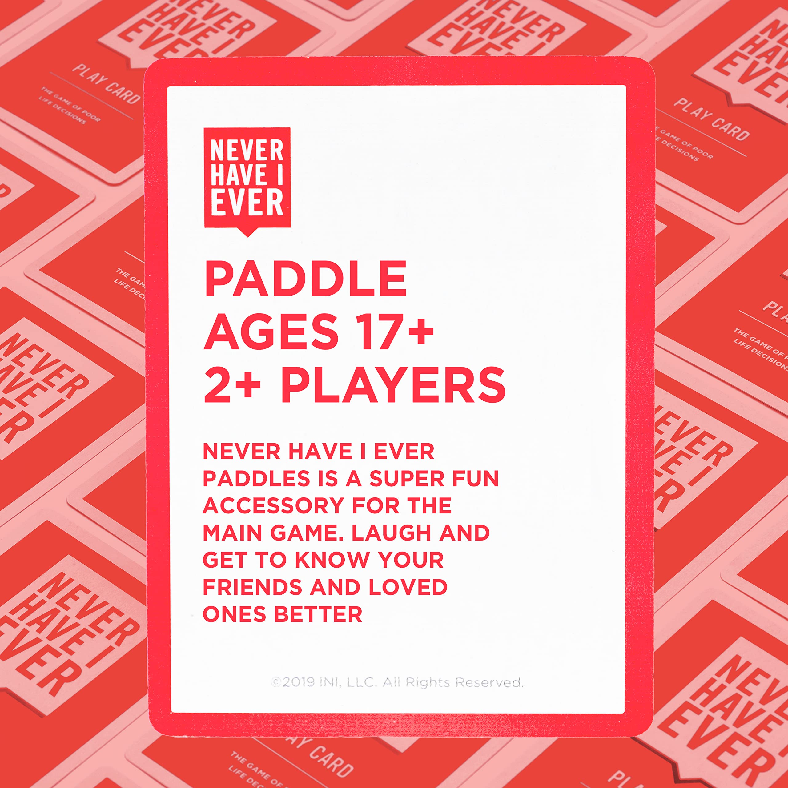 Amazon.com: Never Have I Ever Paddles | Set of 10 Paddles | Fun Accessory  for Game Night Party Games for Adults and Kids | Use Classic Edition : Toys  & Games
