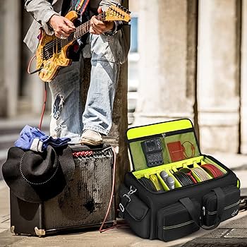 Amazon.com: SNIGJAT DJ Bag, Large Capacity DJ Cable Gig Bag with 6