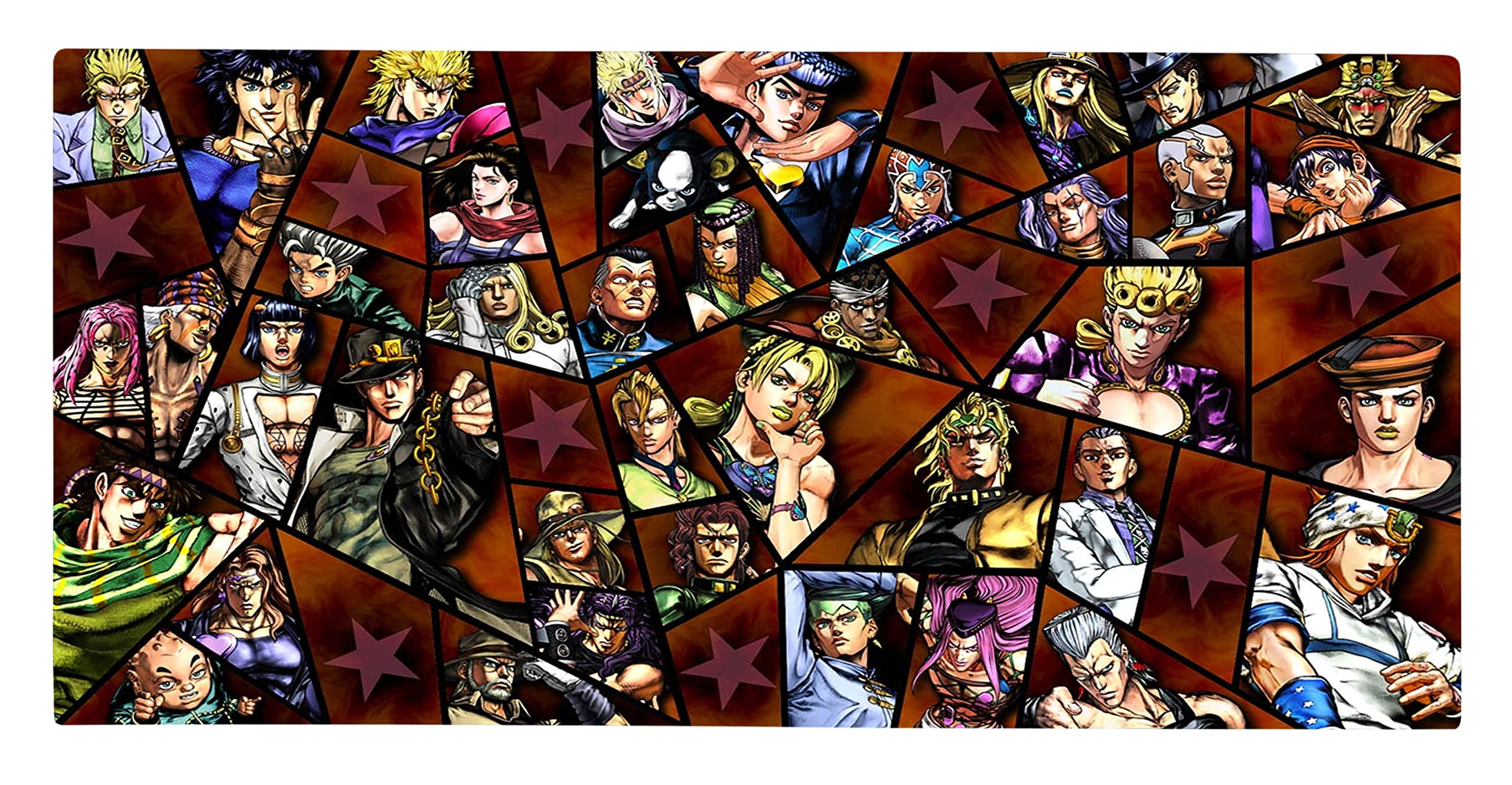 Loyebohu Anime characters Bruno Buccellati Towel Joseph Joestar Towel Kujo Jotaro Towel (B)