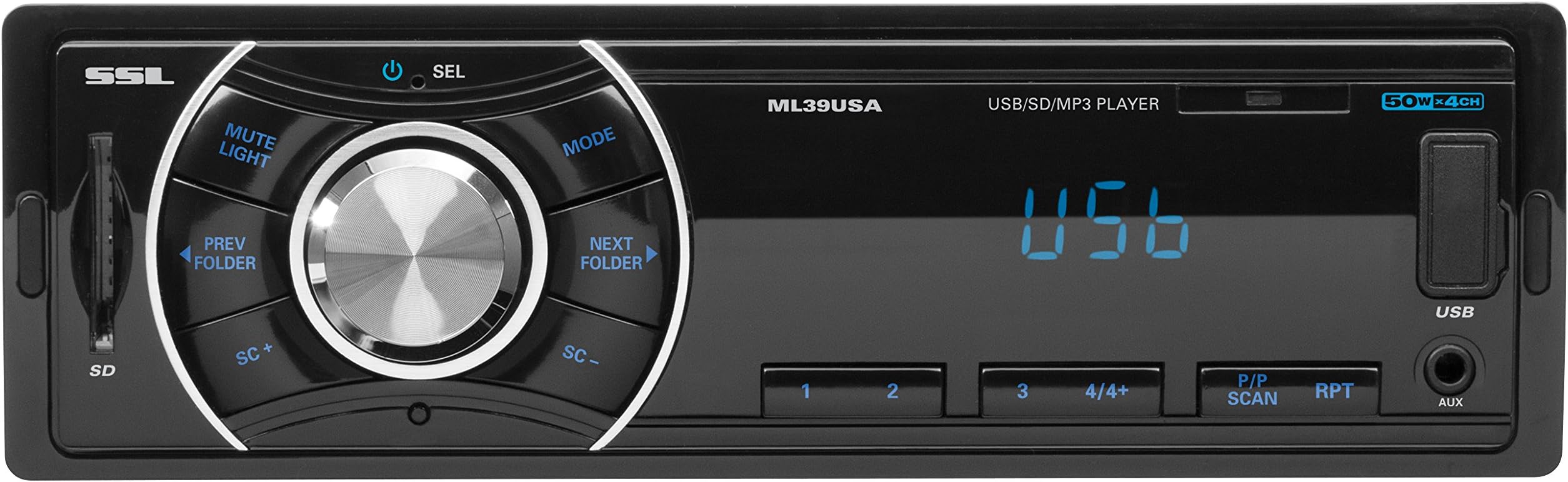SOUND STORM ML39USA Single-DIN MECH-LESS Multimedia Player (no CD or DVD), Receiver (discontinued by manufacturer)