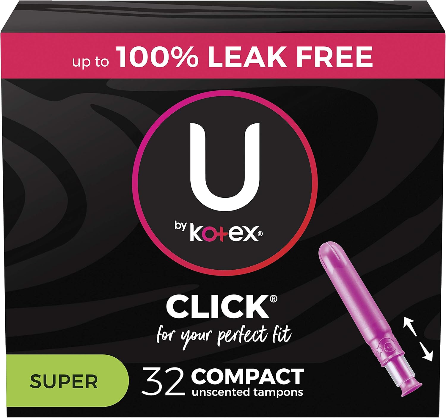 U by Kotex Tampons, 32 Count