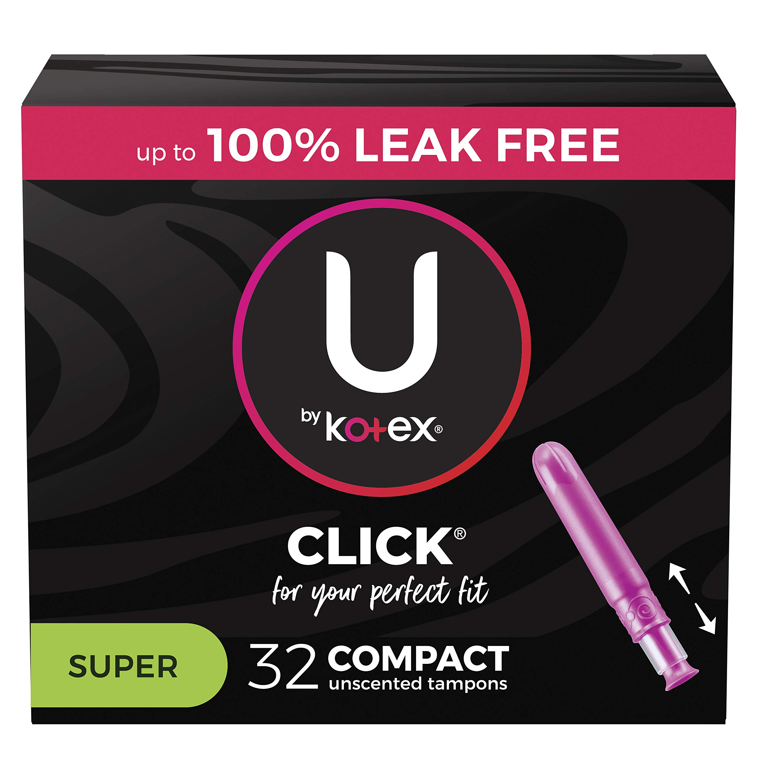 U by Kotex Tampons, 32 Count