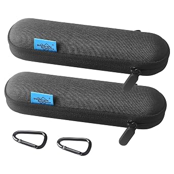 Membrane Solutions Travel Carrying Case Water Filter Cover Portable Organizer Bag for 7.1inch Personal Water Filter Straw Cover Hard-Shell EVA Storage Protective Case7.8X 2.6X 2.6 Inch, Shockproof