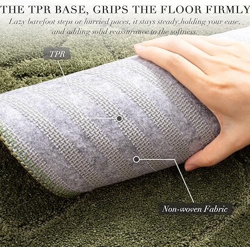 Miniatura 2 de BSICPRO Large Bathroom Rugs, 24X36 Inches Bath Mats for Bath Non Slip, Soft Absorbent Microfiber Bath Rugs, Quick Dry Bathroom for Shower Floor