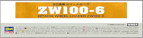 Miniatura 17 de Modelo plástico del cargador ZW100-6 de la rueda de la construcción de Hitachi de la serie de la máquina de la construcción de Hasegawa WM04 135