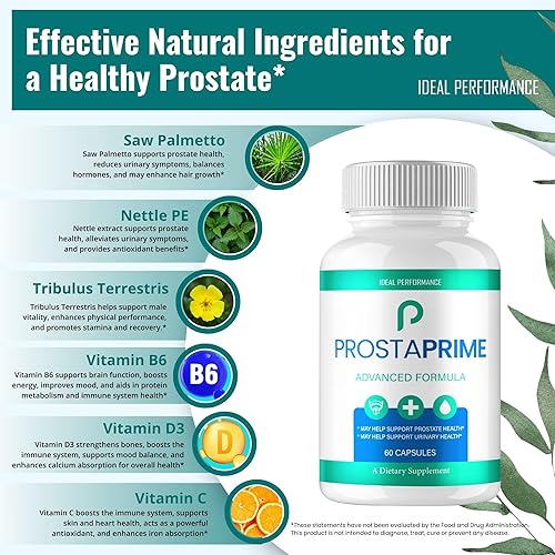Miniatura 6 de ProstaPrime - Cápsulas para hombres, píldoras avanzadas para la salud de la próstata Prosta Prime, máxima fuerza para el bienestar diario,