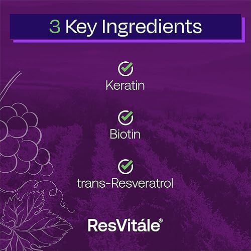 Miniatura 3 de ResVitale Keratin Hair Enhance - Suplemento de queratina para el crecimiento del cabello - 60 cápsulas