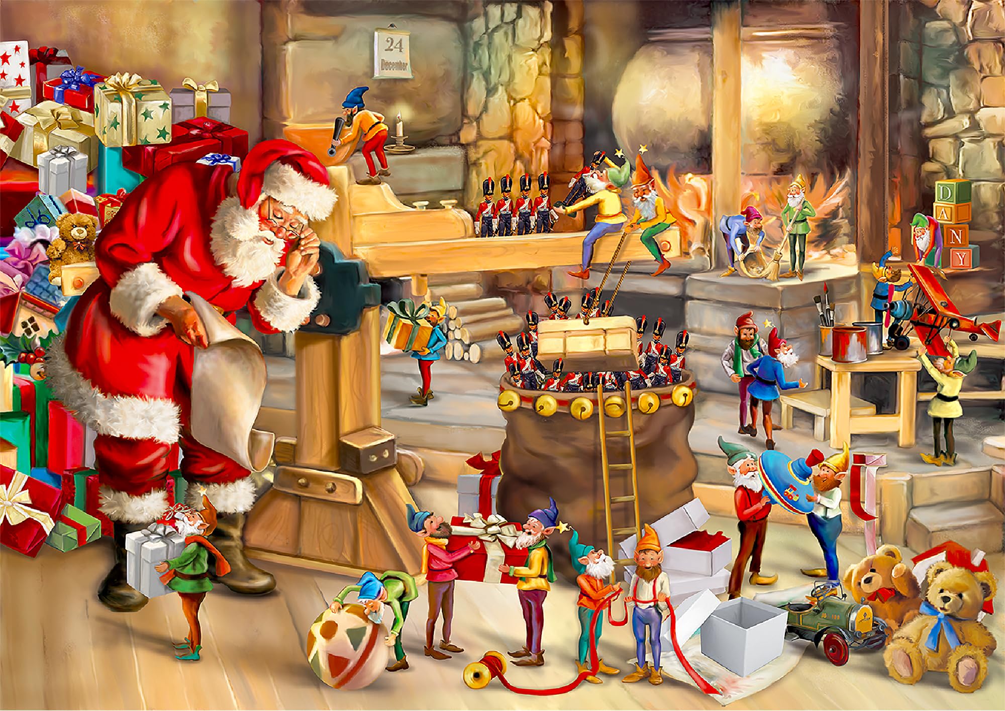 Wooden.City Puzzle De Madera 1000 Piezas Taller De Santa