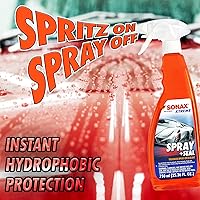 Vista 4 de SONAX Profiline Spray + Seal Sellador hidrofóbico rápido Protección rápida de pulverización y enjuague para pintura, plástico y caucho Mejora