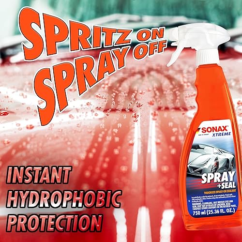 Miniatura 4 de SONAX Profiline Spray + Seal  Sellador hidrofóbico rápido  Protección rápida de pulverización y enjuague para pintura, plástico y caucho  Mejora las