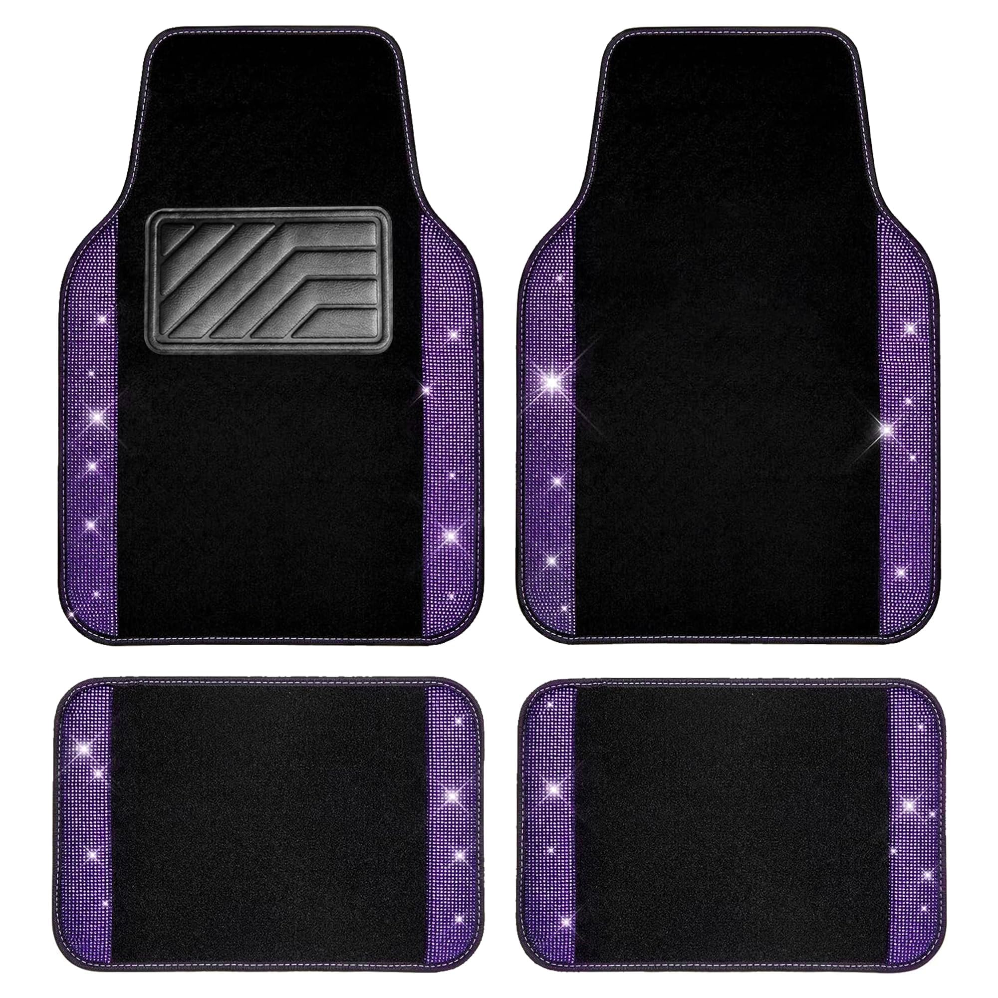 Alfombrillas para BYD Sealion 7 de moqueta negra antideslizante