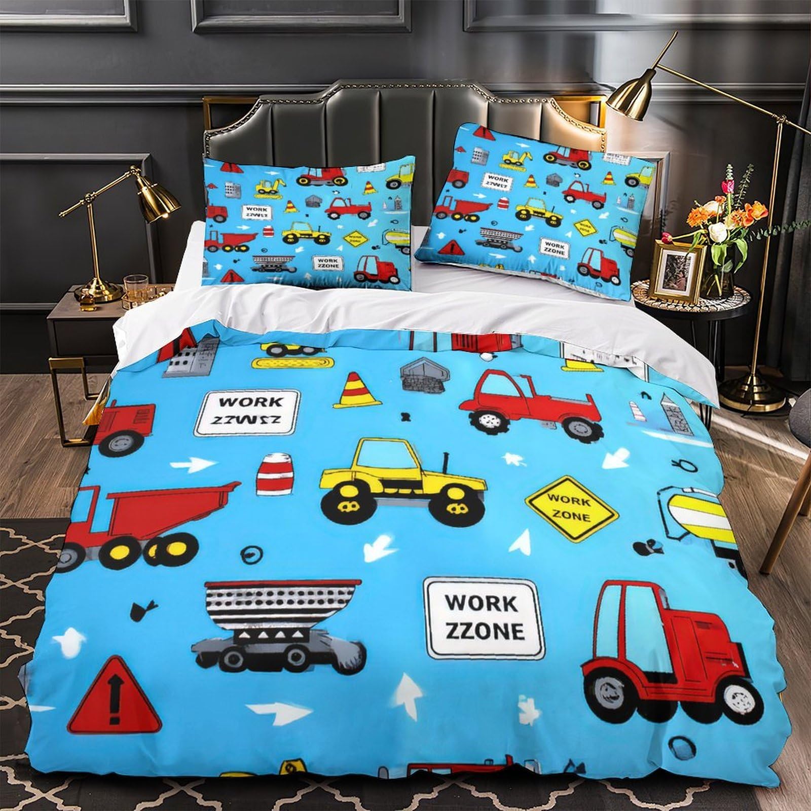 Housse de couette 260x220cm art du hibou coloré imprimé 3D microfibre super douce